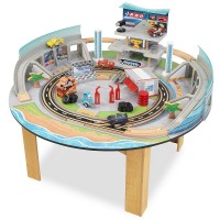 Pista de viteza pentru curse Cars 3 cu masuta - Disney Pixar Florida Speedway KidKraft - 55 piese Pista de viteza pentru curse Cars 3 cu masuta - Disney Pixar Florida Speedway KidKraft - 55 piese